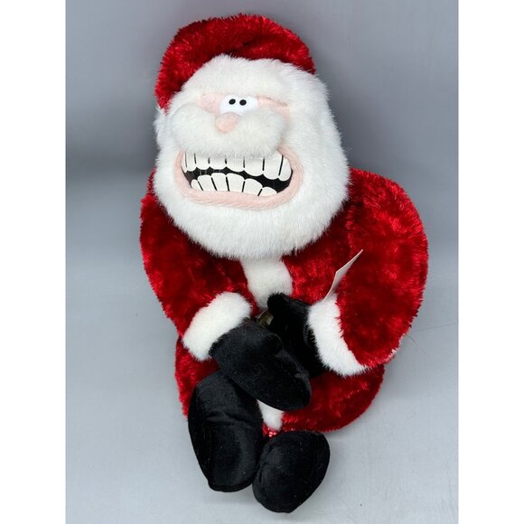 Dan dee Inc. Santa Claus Plush Doll Christmas Decoration humor bendable READ - Picture 2 of 7